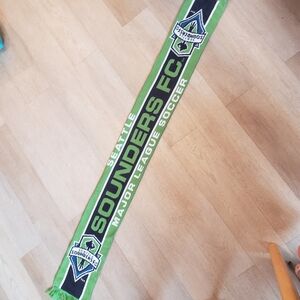 adidas Green and Black Sounders FC Scarf